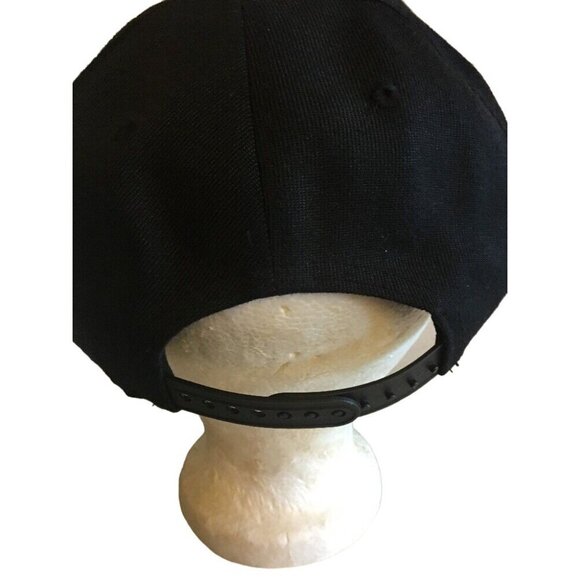 Black Geometric Visions Hat Cap Snapback One Size - Picture 3 of 6